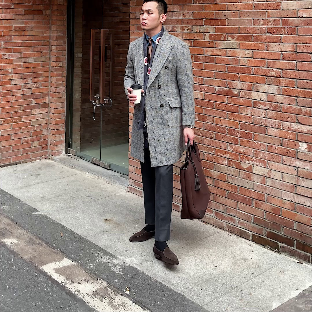 Dublin DB Plaid Overcoat