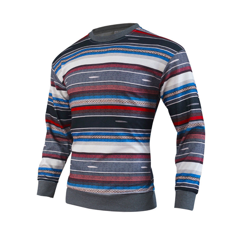 Southwestern Multi Color Stripe Sweater