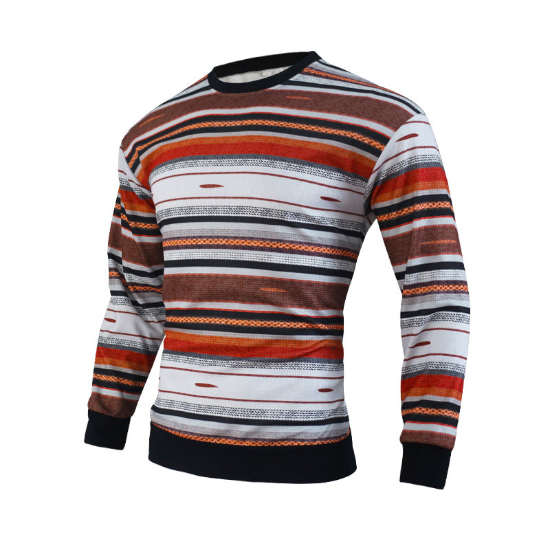 Southwestern Multi Color Stripe Sweater