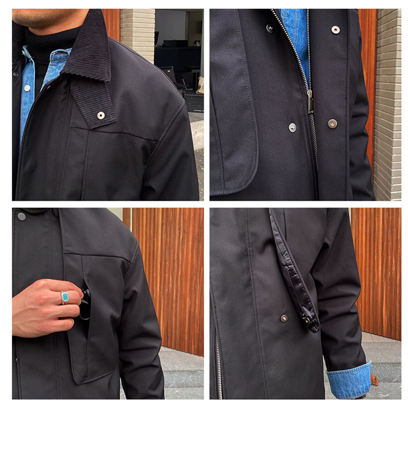 Thames Fitted Mid-Length Car Coat