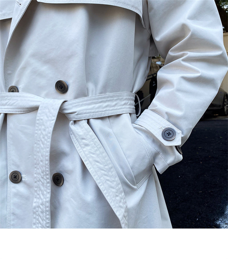 Abbey Mid-length DB Trench Coat