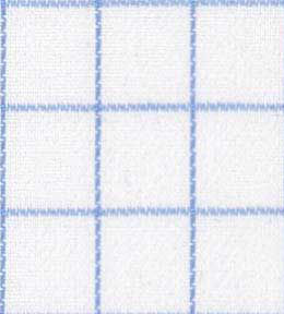 Sky Blue Windowpane Check Dress Shirt