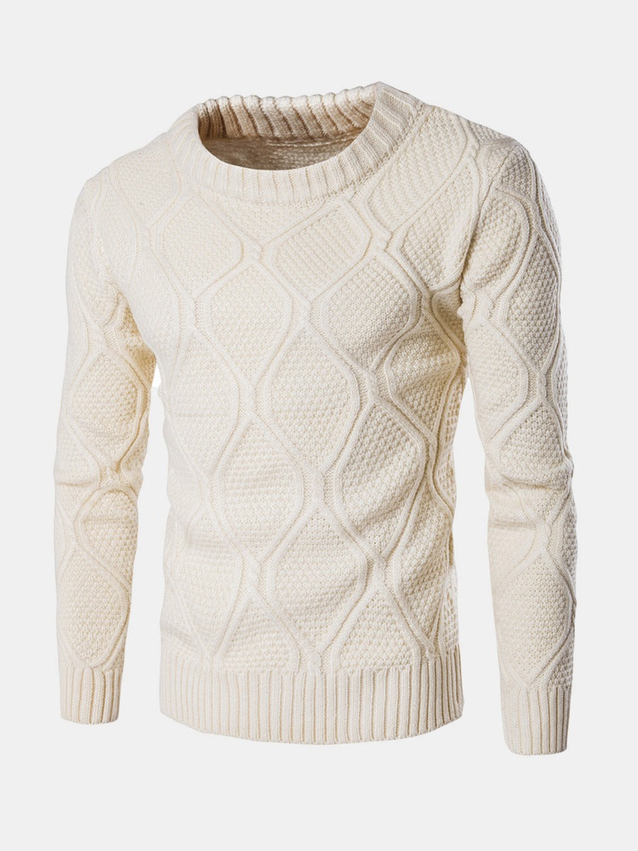 Link Knit Crewneck Sweater