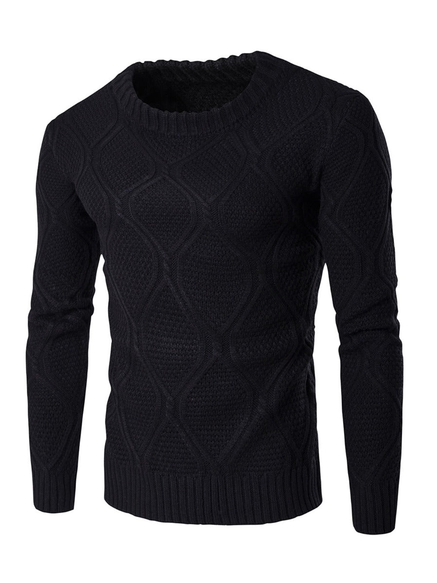 Link Knit Crewneck Sweater