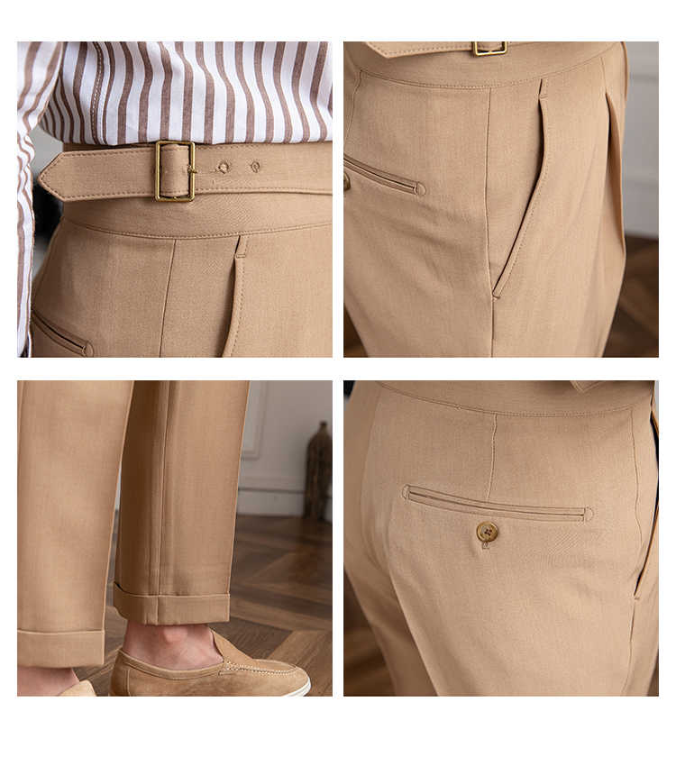 Gentry High-waisted Straight-leg Pleated Trouser