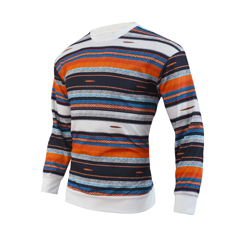Southwestern Multi Color Stripe Sweater