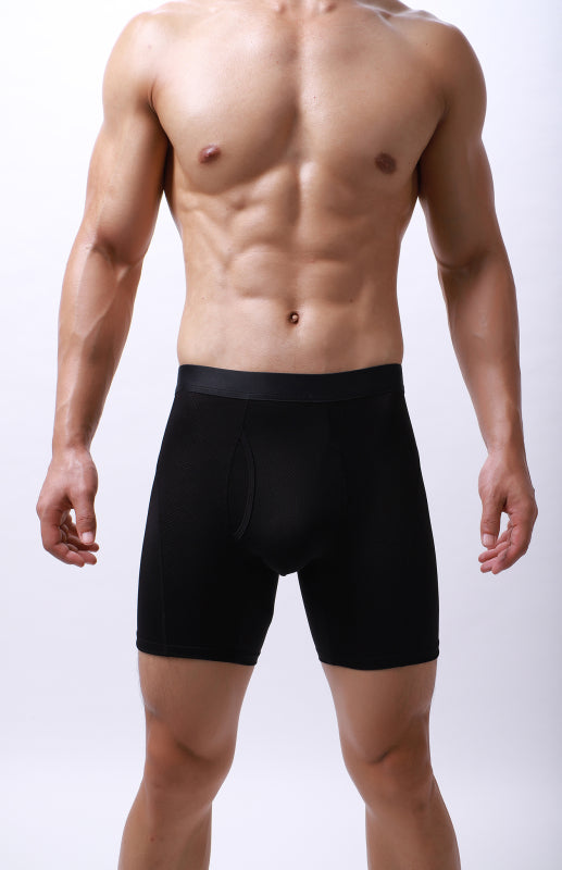 Men's High Elasticity Simple Style Knit Underwear Loungewear