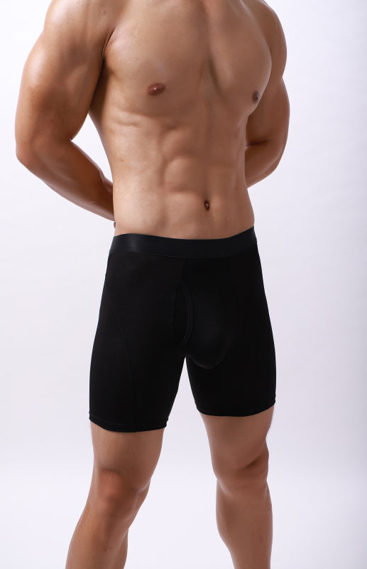 Men's High Elasticity Simple Style Knit Underwear Loungewear