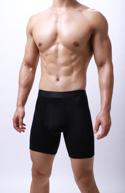Men's High Elasticity Simple Style Knit Underwear Loungewear