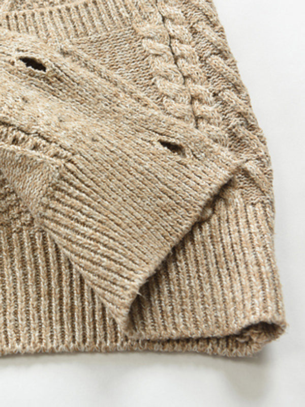 Nordic Cable Knit Cardigan