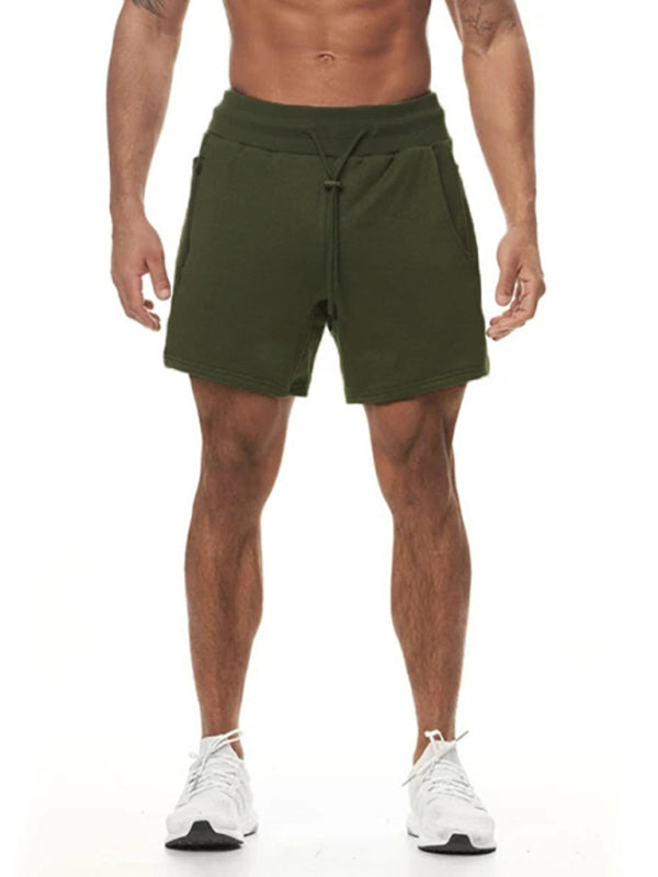 Men's Drawstring Pocketed Training Shorts