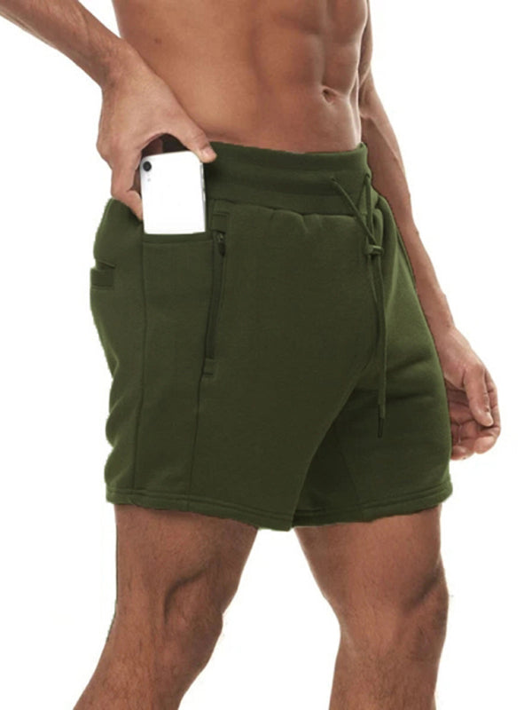 Men's Drawstring Pocketed Training Shorts