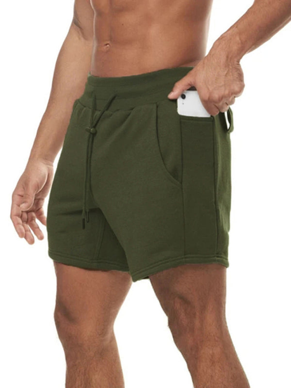 Men's Drawstring Pocketed Training Shorts