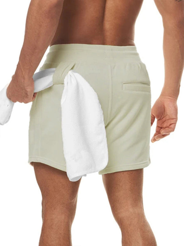 Men's Drawstring Pocketed Training Shorts