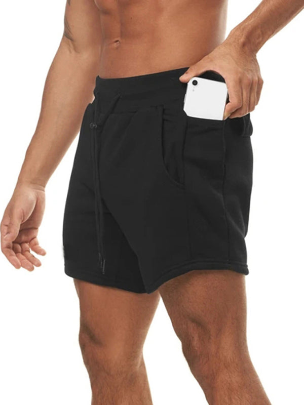 Men's Drawstring Pocketed Training Shorts