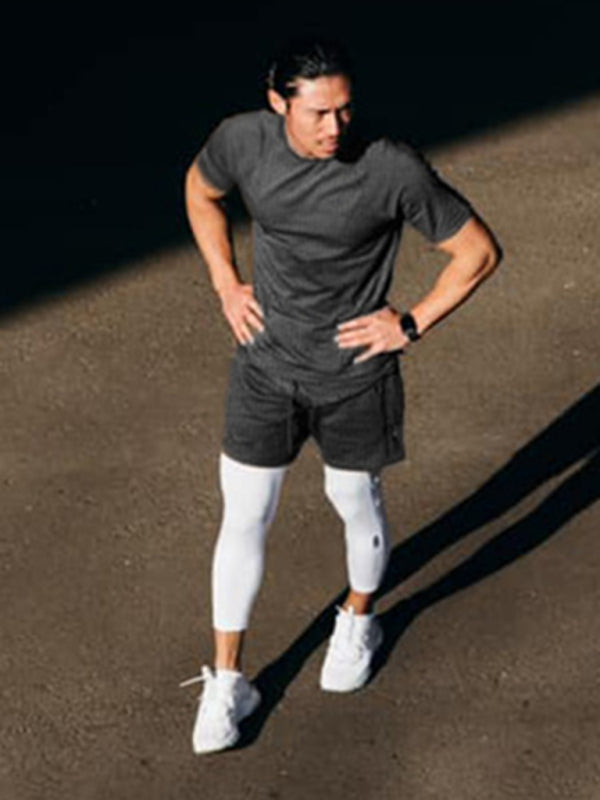 Men's Drawstring Pocketed Training Shorts