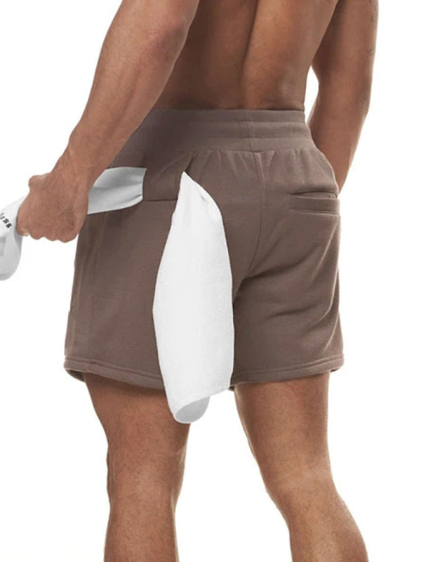 Men's Drawstring Pocketed Training Shorts
