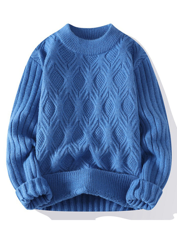 Loose Casual Round Neck Knitted Sweater