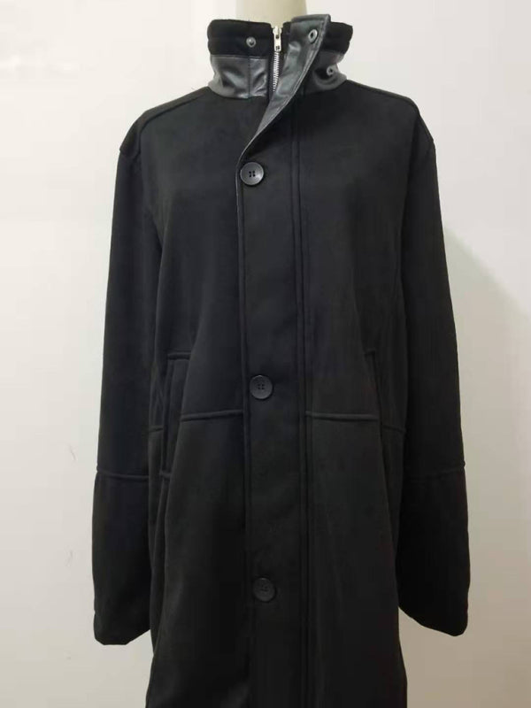 Men's Wyoming mid-length loose zipper coat