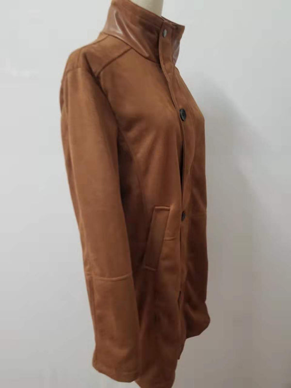 Men's Wyoming mid-length loose zipper coat