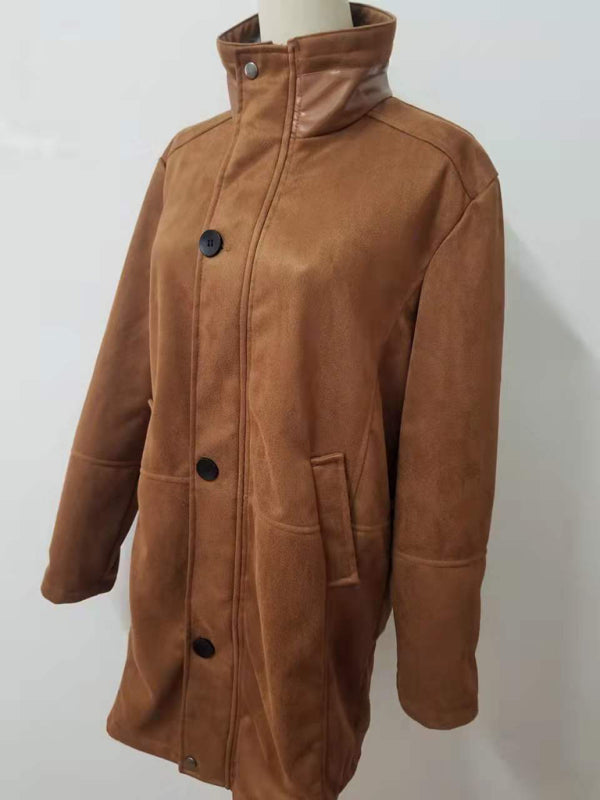 Men's Wyoming mid-length loose zipper coat
