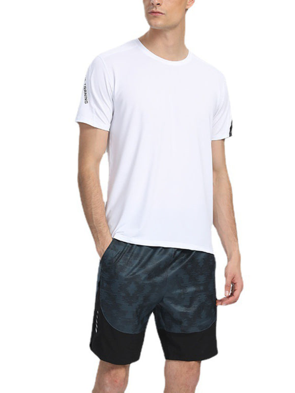 Men's loose, breathable and quick-drying training t-shirt