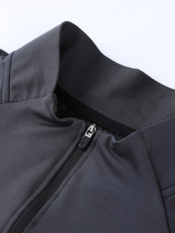 Long-sleeved quick-drying fitness top