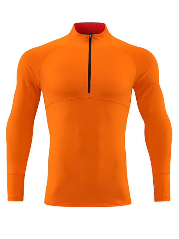 Long-sleeved quick-drying fitness top