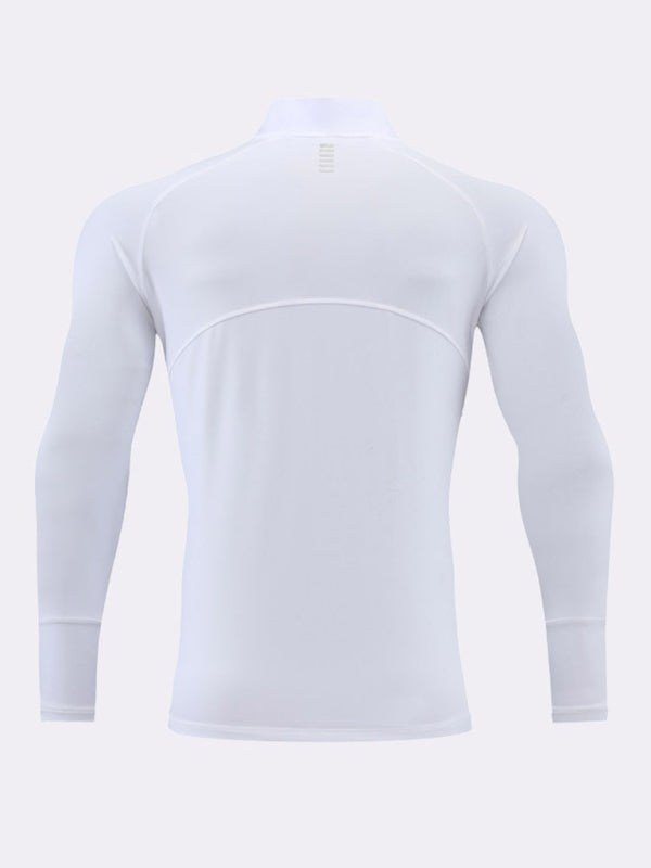 Long-sleeved quick-drying fitness top