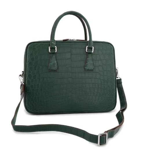 Genuine Crocodile Laptop Briefcase