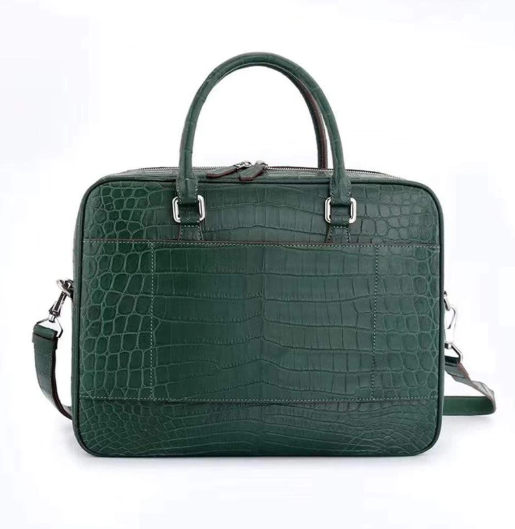 Genuine Crocodile Laptop Briefcase