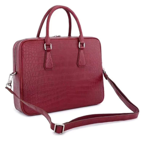 Genuine Crocodile Laptop Briefcase
