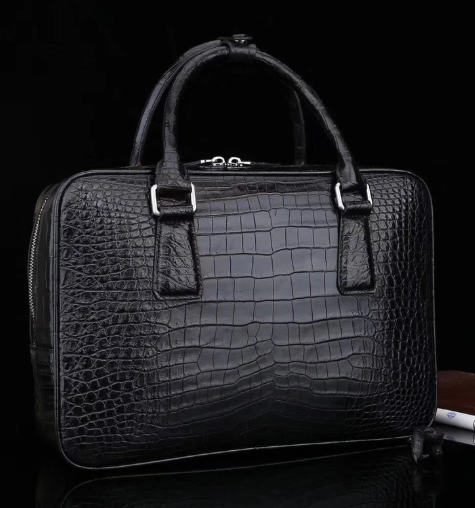 Genuine Crocodile Laptop Briefcase