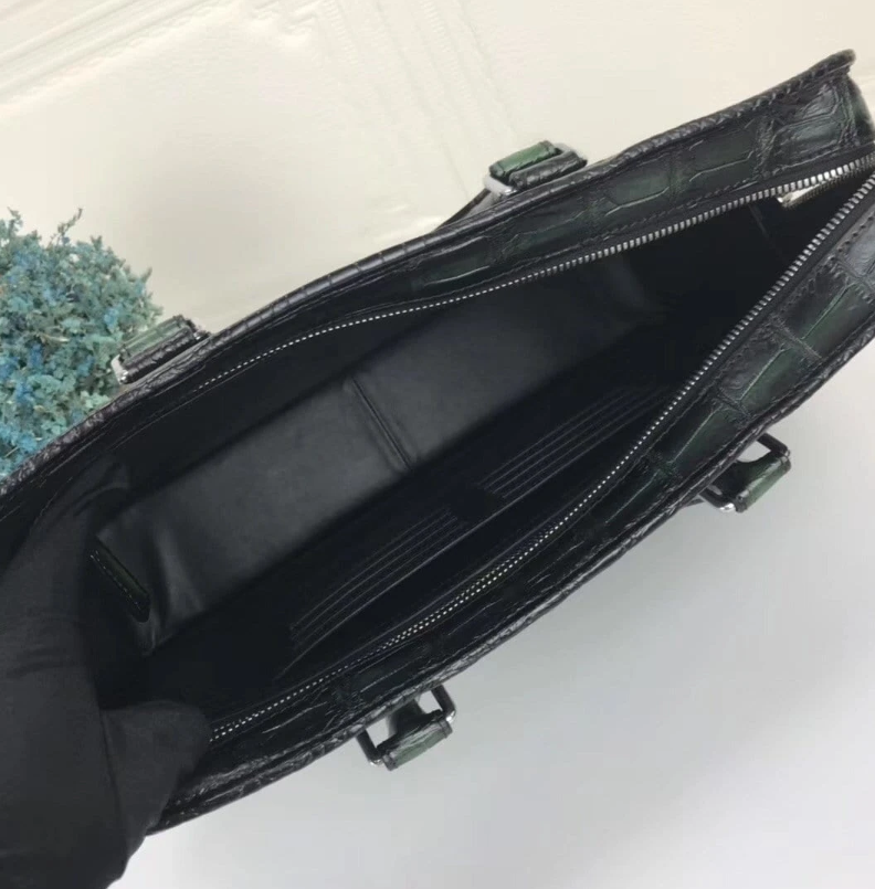 Genuine Vintage Crocodile Briefcase Laptop Bag