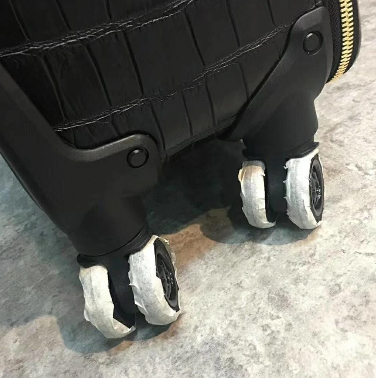 Genuine Crocodile Trolly Abroad Suitcase