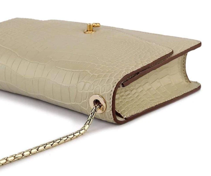 Genuine Crocodile Crossbody Mini Messenger Purse
