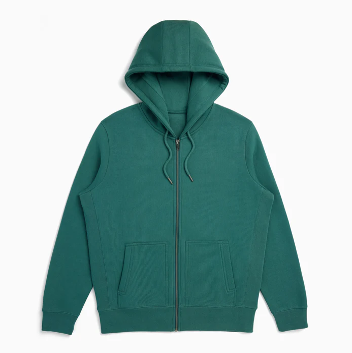 The Organic Cotton Zip-Up Sweatshirt