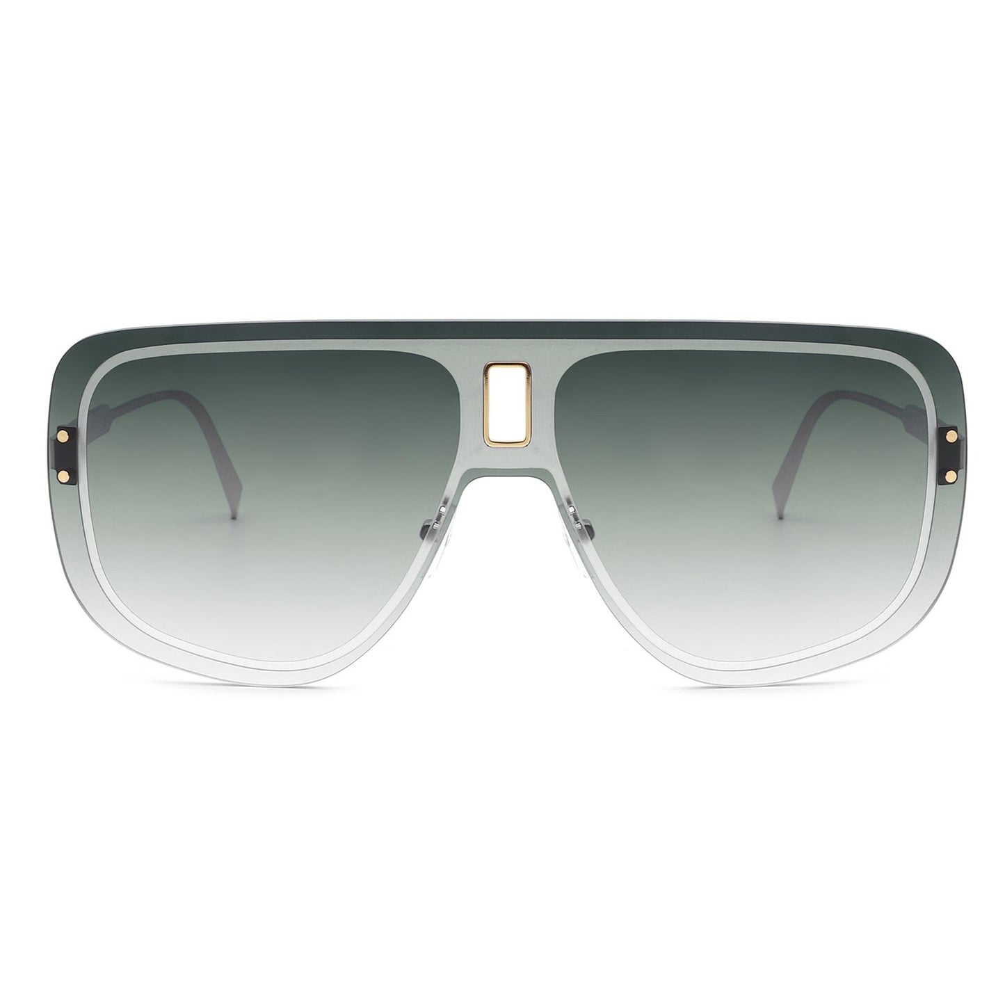 SQUARE RETRO PILOT AVIATOR SUNGLASSES