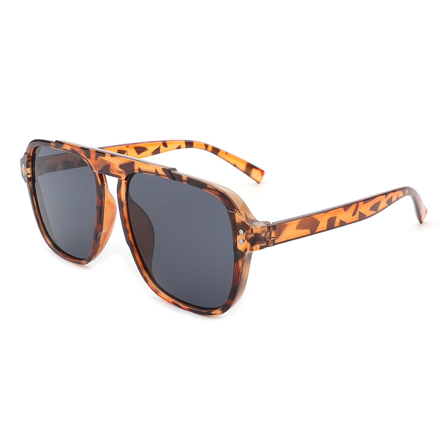 VINTAGE SQUARE OVERSIZE PILOT SUNGLASSES