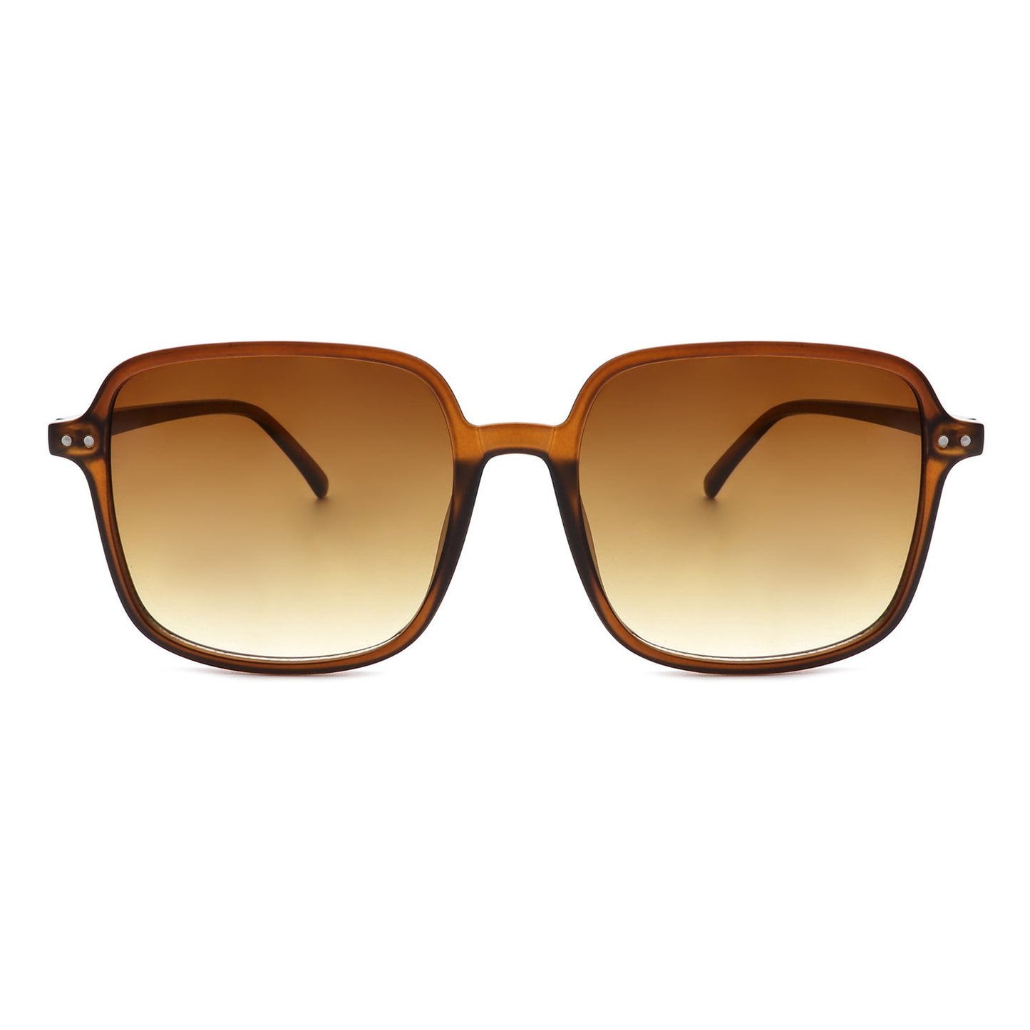 SQUARE OVERSIZE FLAT LENS TINTED VINTAGE SUNGLASSES