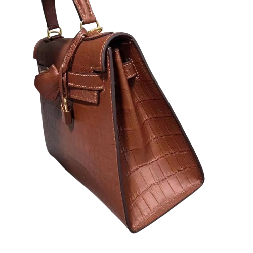 The LHB-2 Brown Alligator Bag