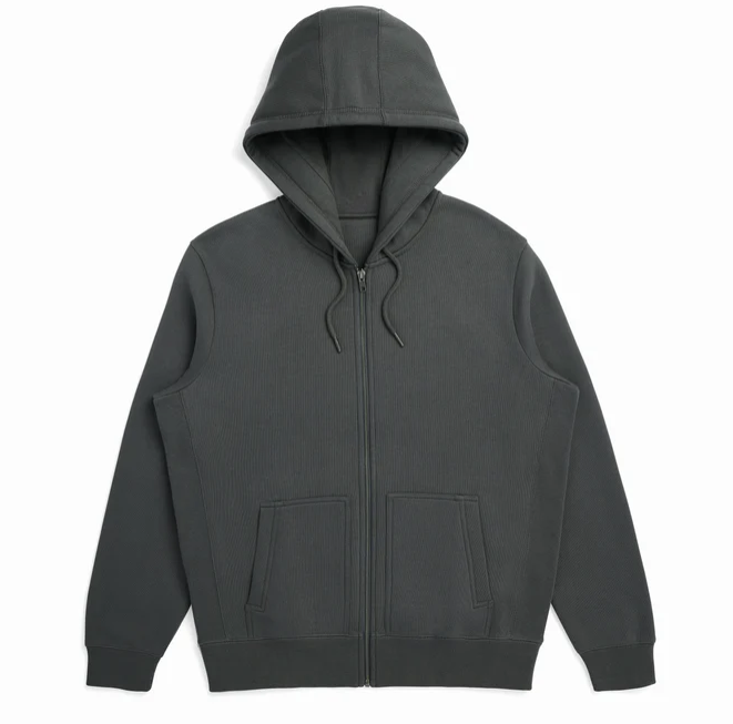 The Organic Cotton Zip-Up Sweatshirt