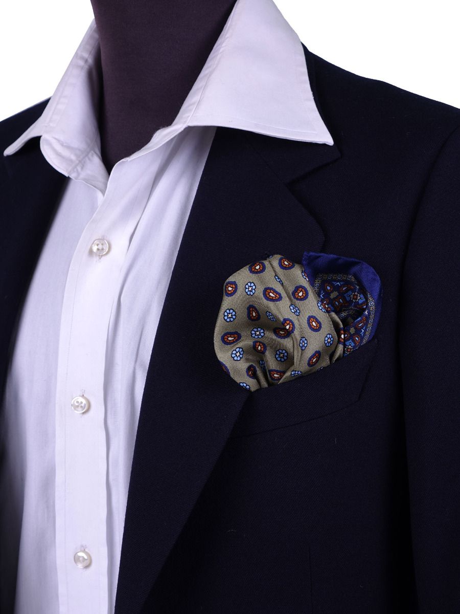 The Alameda XL Silk Pocket Square
