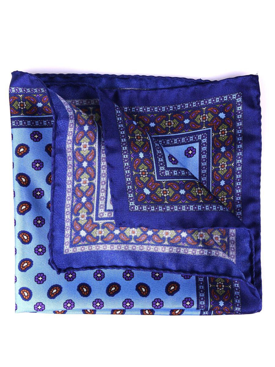 The Alameda XL Silk Pocket Square