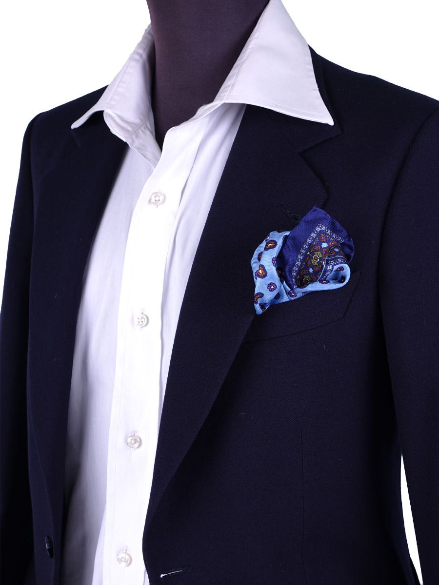 The Alameda XL Silk Pocket Square
