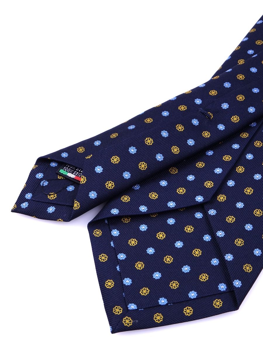 The Blu Scuro 7 Fold Tie