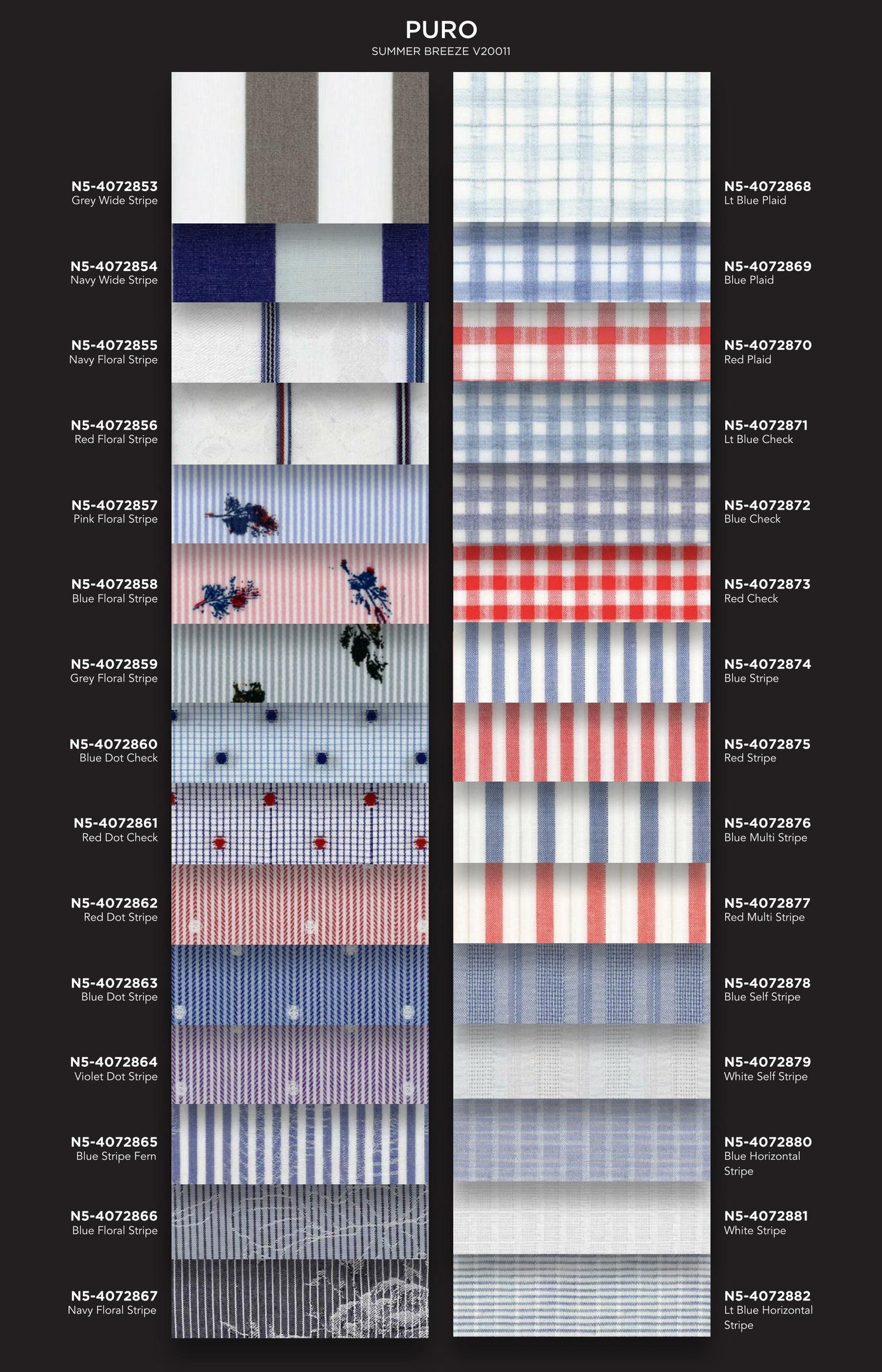 Puro Summer Breeze Shirting