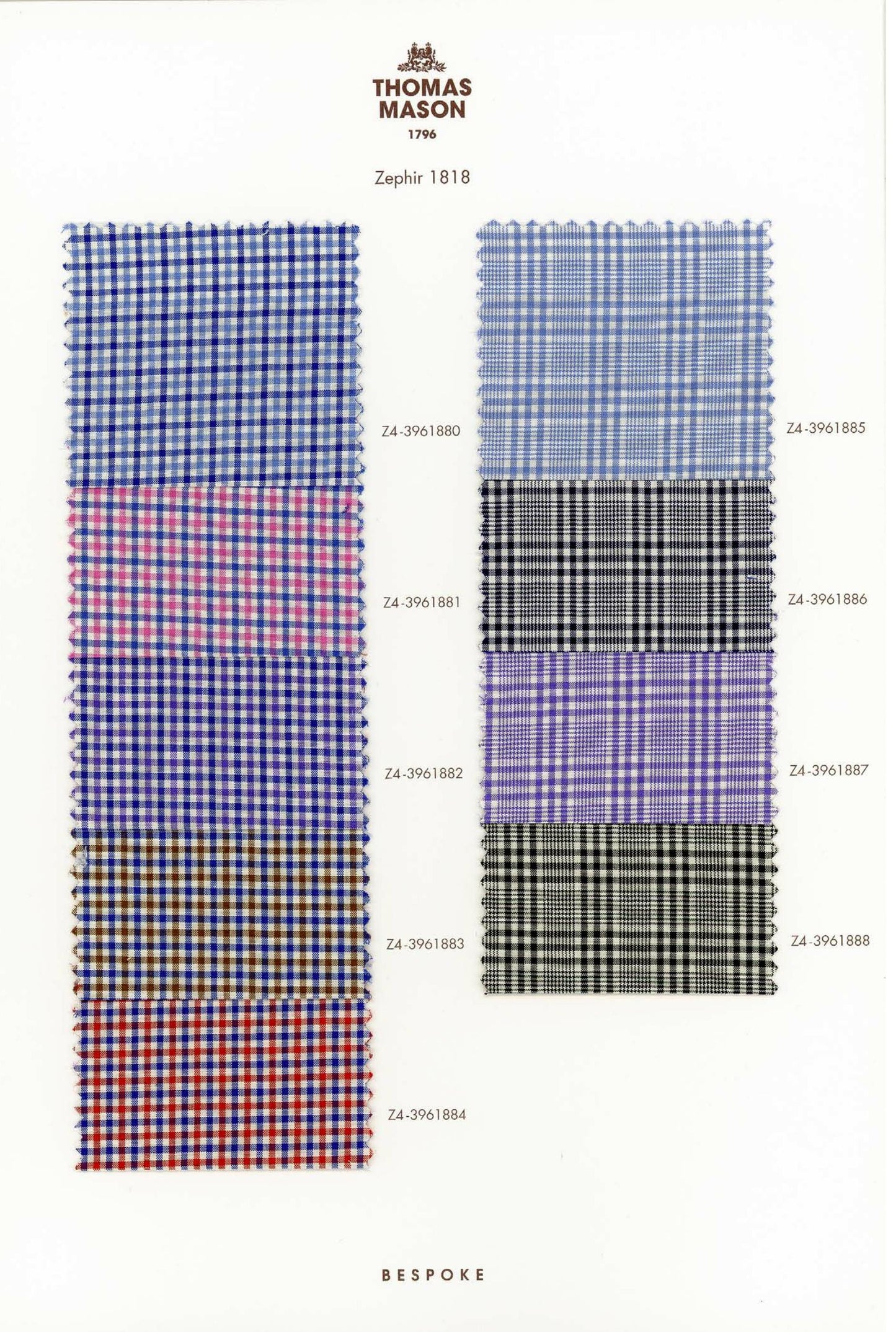 Thomas Mason 1796 Exclusive Shirting