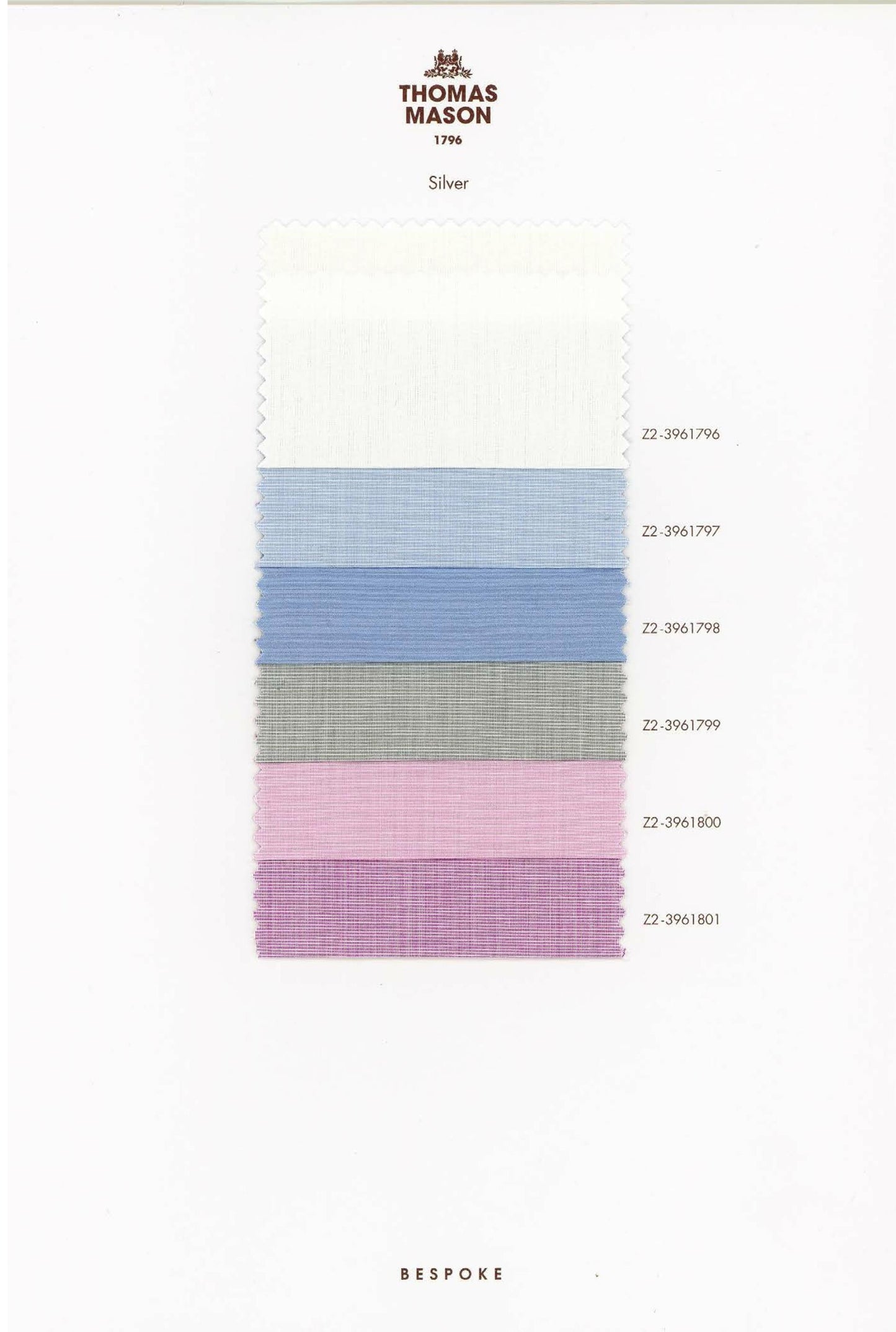 Thomas Mason 1796 Exclusive Shirting