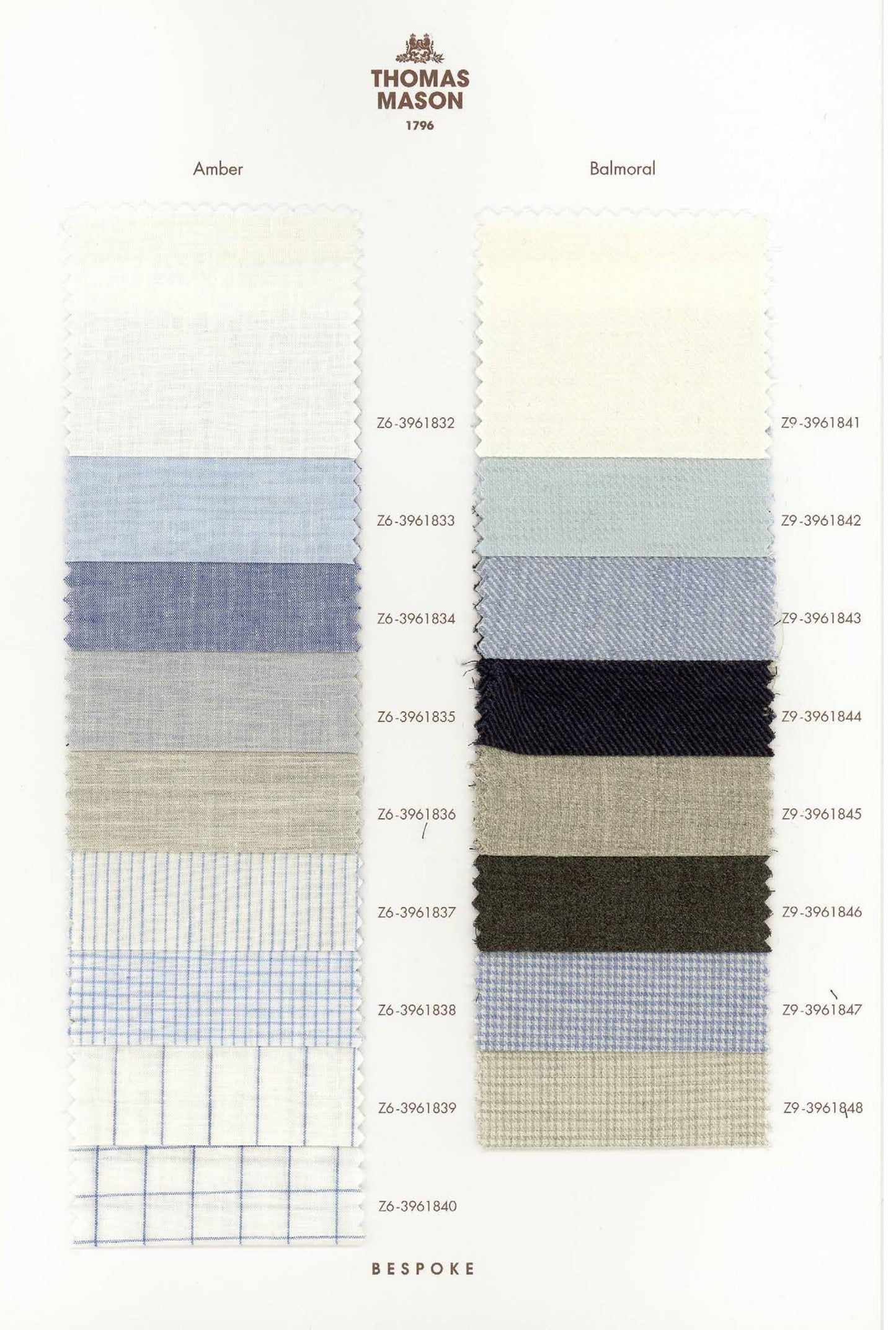 Thomas Mason 1796 Exclusive Shirting
